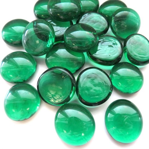 [emerald crystal] Nuggets vert Emeraude , par 100 g .