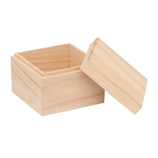 [61682603 ] Boîte carrée , 10,5 x 10,5 x 8cm .