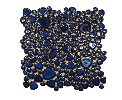 [xkm451n] Galets Japonais Cobalto , à la plaque .