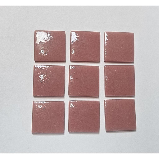 [166] Pate de verre 166 (Fuchsia) 2,3 x 2,3 cm, Par 100g