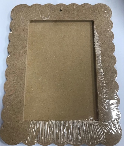 [4293] Cadre rectangle corolle moyen - 16 x 21 cm .