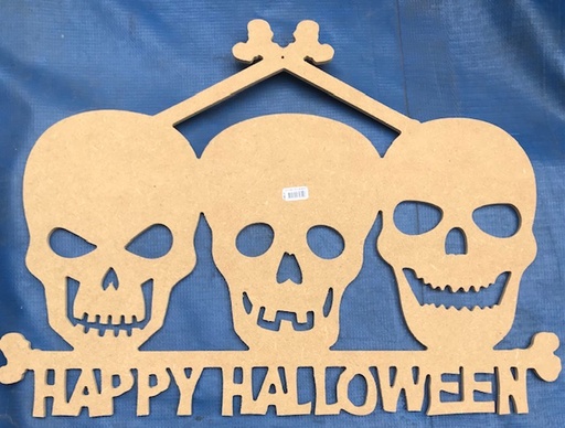 [4312] Trio tête de mort - 49 x 36 cm