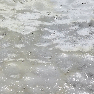 [030 argent granulé 1] Miroir Coloré  - Argent Granulé - 20 x 20 cm