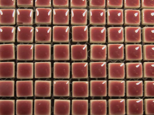 Micro Emaillée 9 x 9 mm n°10 Rose Foncé, par 100g