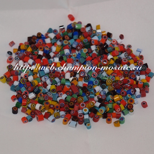 Millifiori n° 1 Mix Opaque 2-3 mm, par 50g