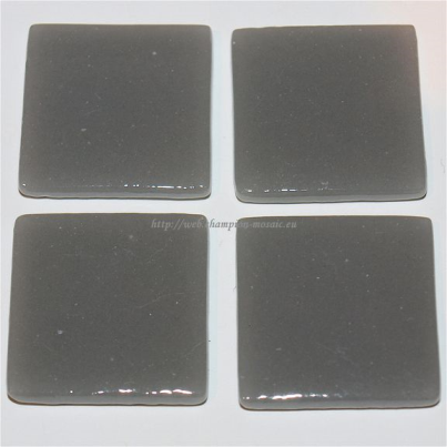[106A] Pâte de verre 106A (Gris) 2,3 x 2,3 cm, par 100g
