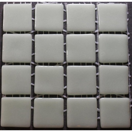 Pate de verre Phosphorescente (Blanc) 2,4 x 2,4 cm, par 100g