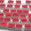 [WR01] Mini Terre Cuite 5 x 5 mm - Rouge tomate , par 50 g .