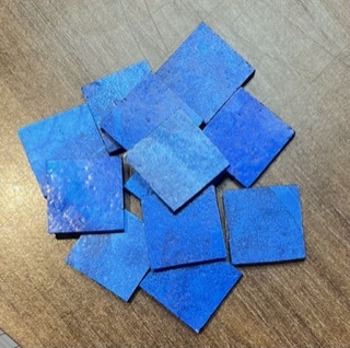 [G2010] Orsoni 2 x 2 cm Oro Blue