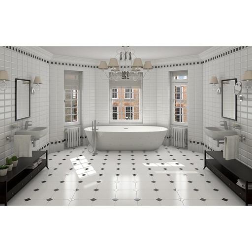 Grés Octogone Monocolor, 31.6 x 31.6 cm, Vendu au m², 1 Bte = 0.95 m²