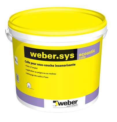 Sous-Couche Weber.Sys.Acoustic 15 m²