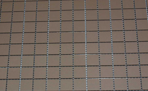 Grès Cérame 2 x 2 cm Gris en plaque