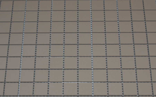 Grès Cérame 2 x 2 cm Gris Pâle en plaque