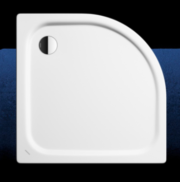 Receveur de douche, Zirkon avec support, Acier Émaillé