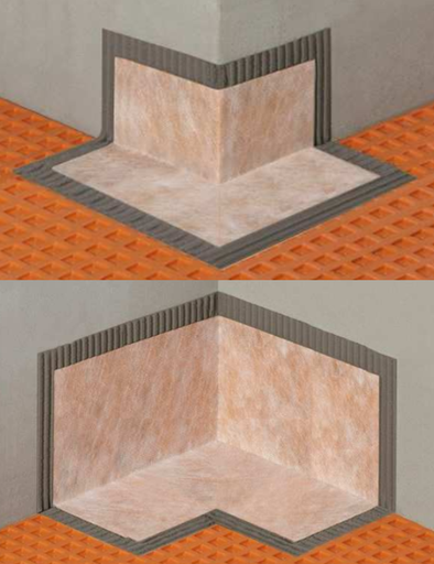 Eléments d'étanchéité d'Angles - Kerdi-Kereck-F-A/I - Set 2 Pcs