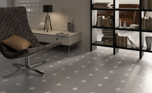 Grès Emaillé Octagon Taco, 4.6 x 4.6 cm, Vendu à la pièce, 1bte=60pcs