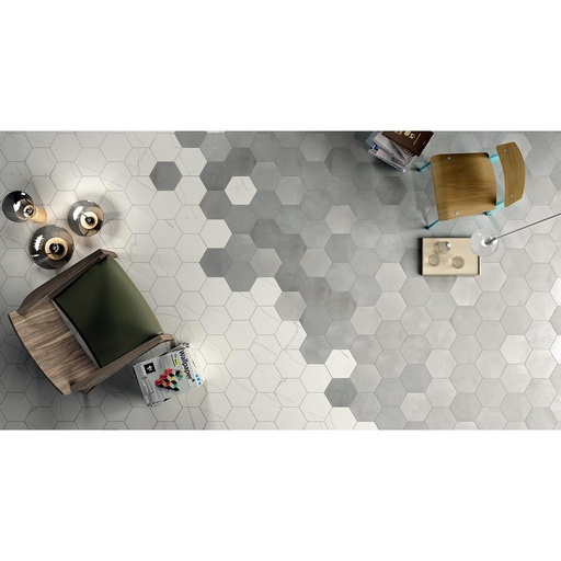 Grès Cérame Mate Esagona, 22.5 x 19.5 cm, Vendu au m², 1 Bte = 0.68 m²