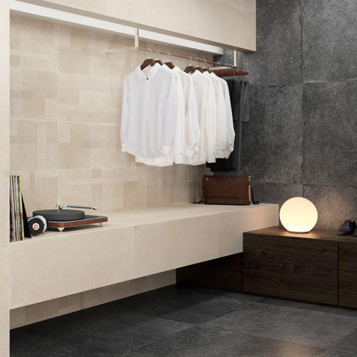 Faïence Theo, 31.5 x 100 cm, ep. 8.7 mm, Vendu au m², 1 Bte = 1.26 m²