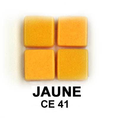 [CE41] Micro Briare 1 x 1 cm Jaune, par 100g