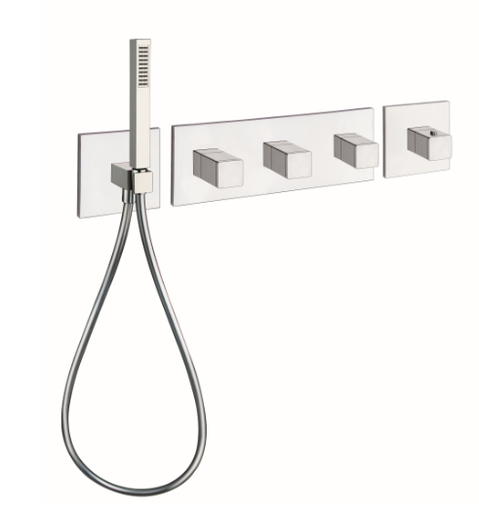 Quadri - Façade Laiton - 3 Sorties - XQ 76951