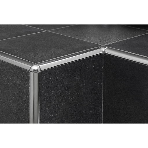 TIIS / - Angles pour profilé - Internes - Protrim - Acier Inox Satiné - 