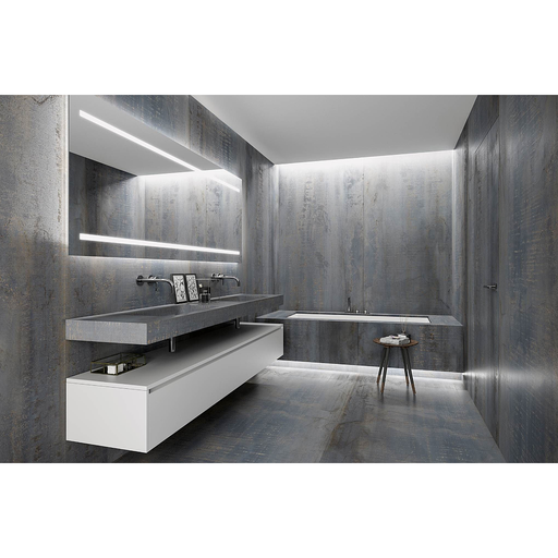 Grès Cérame Métal, 120 x 260 cm, Ep. 6 mm, Vendu au m², 1 Bte = 3.12 m²