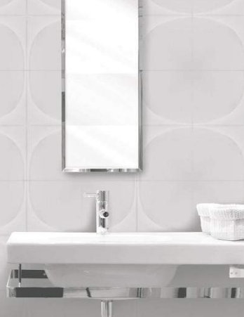 Faïence 3D - Eclipse, 15 x 15 cm, ep. 8 mm, Vendu au m², 1 m² = 44 pcs